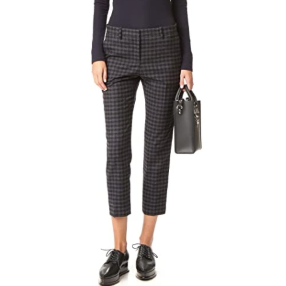 Theory Treeca Brisk Check Pant, Size 2